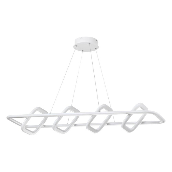 359184 OVER NT23 165 белый Светильник подвесной диммируемый, в комплекте пульт ДУ IP20 LED 4000К 175W 220V ONDO