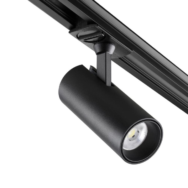 359154 PORT NT23 120 черный Светильник трековый однофазный трехжильный IP20 LED 15W 220V 4000К 1440Лм SELENE