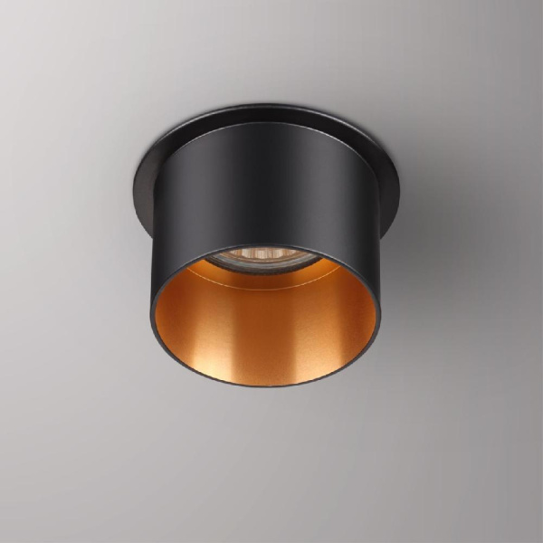 370431 SPOT NT19 323 черный Встраиваемый светильник IP20 GU10 50W 220V BUTT