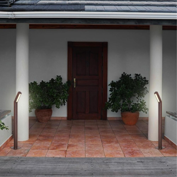 358058 STREET NT19 382 коричневый Ландшафтный светильник IP65 LED 3000К 8W 220V CORNU