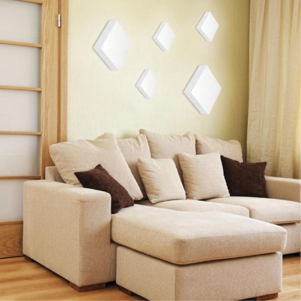 358112 OVER NT19 238 белый Накладной светильник IP20 LED 4000K 20W 85-265V ORNATE