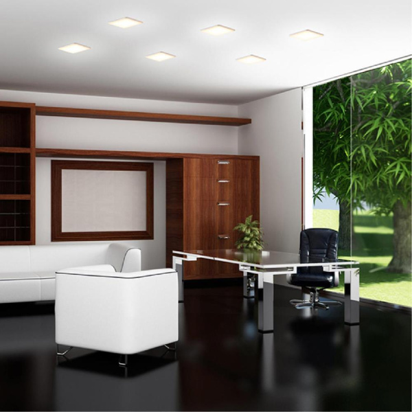 358147 SPOT NT19 301 белый Встраиваемый светильник IP20 LED 3000K 12W 85 - 265V MON