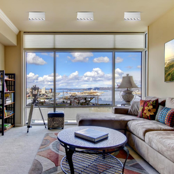 358320 OVER NT19 225 белый Светильник накладной IP33 LED 4000К 25W 110-265V EOS