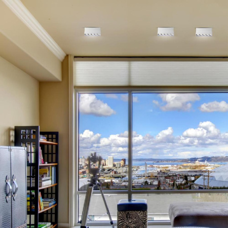 358321 OVER NT19 225 белый Светильник накладной IP33 LED 4000К 13W 110-265V EOS