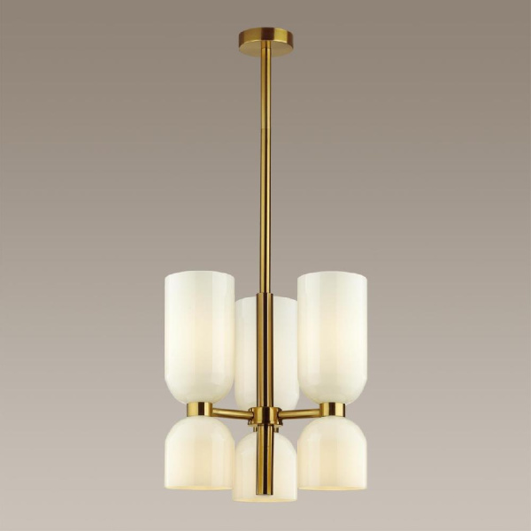 4798/6 MIDCENT ODL21 485 бронзовый/белый Люстра E14 6*60W ORINOCO