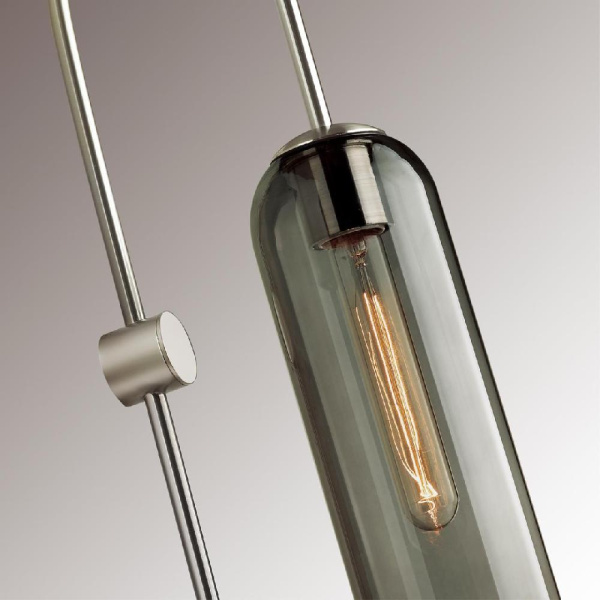 4805/1W PENDANT ODL21 483 никель/дымчатый Бра E27 1*60W VOSTI