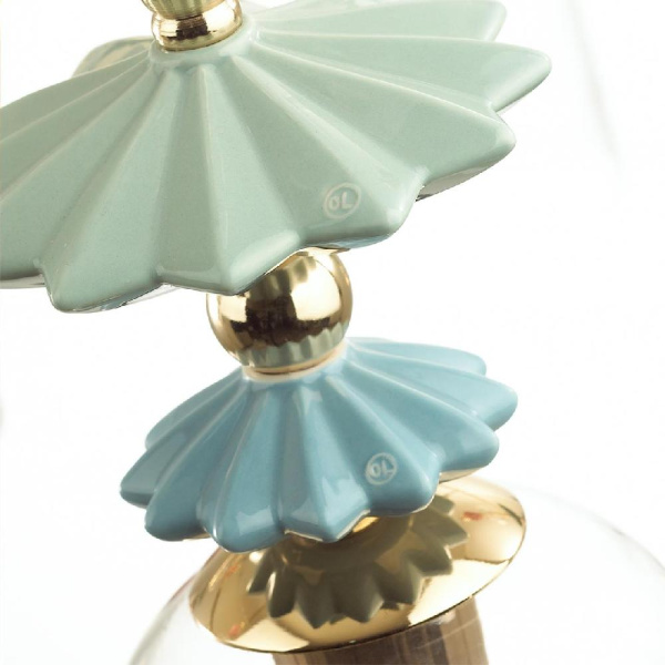 4855/5C CLASSIC ODL_EX21 193 золото/разноцветн./керамика/стекло Люстра потолочная E14 5*40W BIZET