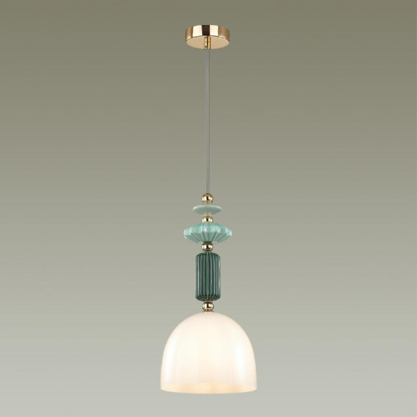 4861/1C CLASSIC ODL_EX21 201 золото/разноцветн./керамика/стекло Подвес E14 1*40W CANDY