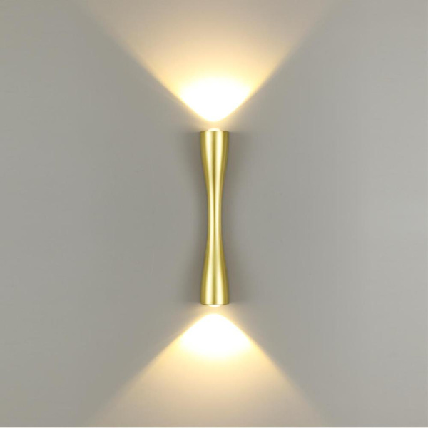 4292/10WL HIGHTECH ODL22 373 золотистый/металл Настенный светильник IP20 LED 10W 536Лм 3000K ANIKA