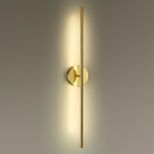 4324/12WL HIGHTECH ODL22 313 металл/золото Настенный светильник поворотный 360° IP20 LED 12W 680Лм 3000K FUERTE