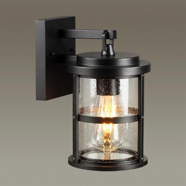 4964/1W NATURE ODL22 737 черный/стекло Ландшафтный настен.светильник E27 1*60W IP44 MAGUS