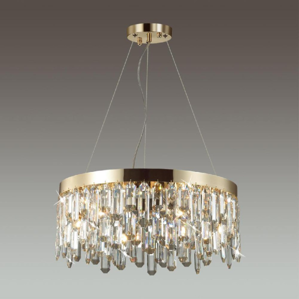 4986/6 HALL ODL22 653 золотой/хрусталь Люстра E14 6*40W DAKISA