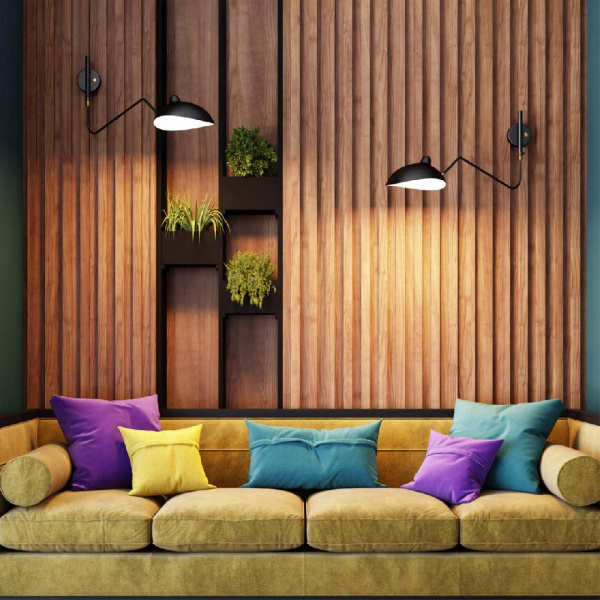 4830/1W WALLI ODL21 679 черный/золотой Настенный светильник E27 1*40W KERBI