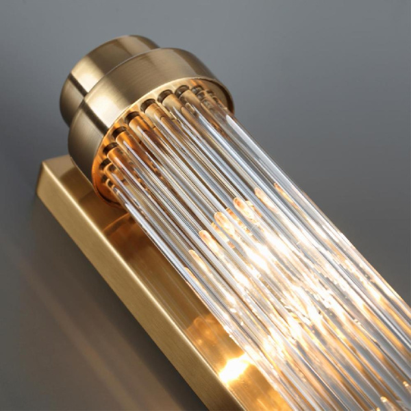 4821/2W WALLI ODL21 689 бронзовый/прозрачный Настенный светильник E14 2*40W LORDI