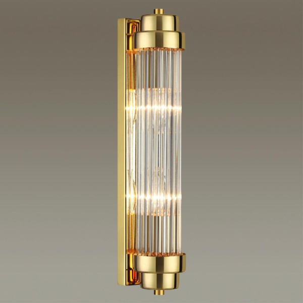 4822/2W WALLI ODL21 689 золотой/прозрачный Настенный светильник E14 2*40W LORDI