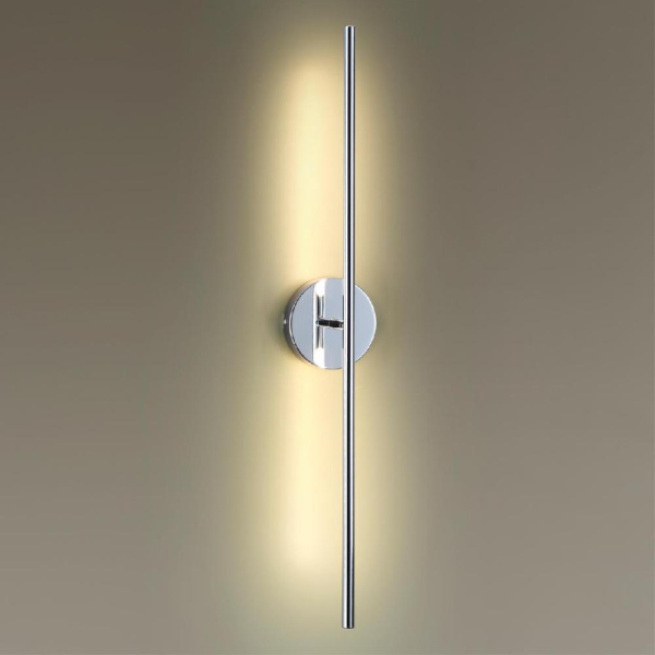 4323/12WL HIGHTECH ODL22 313 металл/хром полированный Настенный светильник поворотный 360° IP20 LED 12W 645Лм 3000K FUERTE