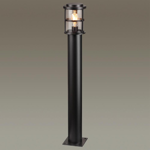4964/1F NATURE ODL22 737 черный/стекло Ландшафтный светильник на столбе E27 1*60W IP44 MAGUS