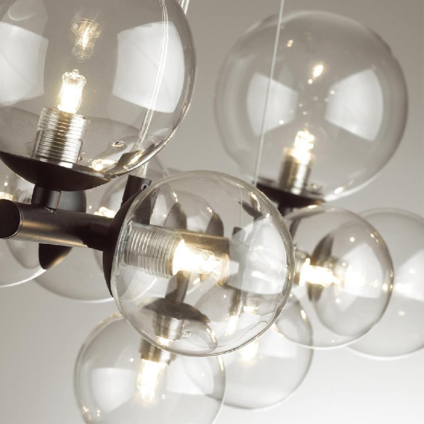 4818/10 MODERN ODL21 549 черный/прозрачный Люстра G9 10*40W TOVI