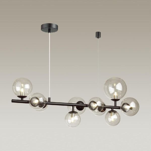 4818/10 MODERN ODL21 549 черный/прозрачный Люстра G9 10*40W TOVI