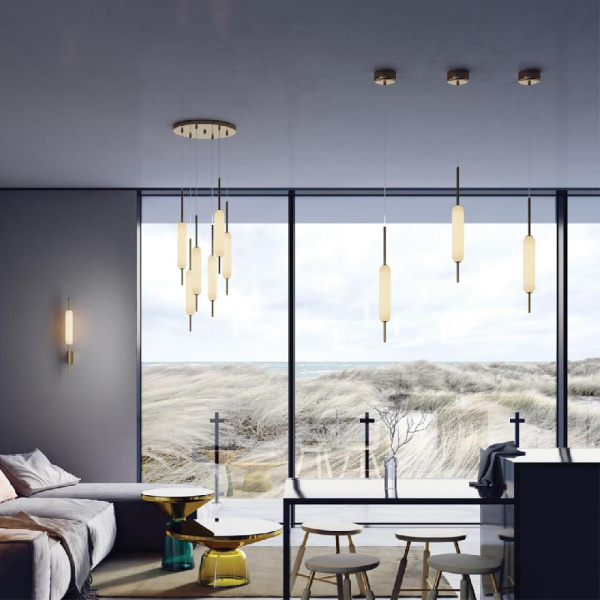 4794/12WL PENDANT ODL21 479 бронзовый/белый Бра LED 12W REEDS