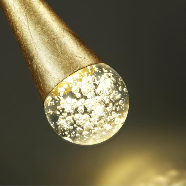 4278/1W L-VISION ODL21 341 прозрачн/золот фольг-ние Настенный светильник IP20 GU10 LED max 6W GOTA