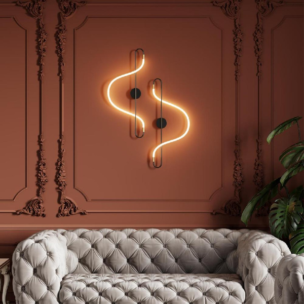 4303/12WL HIGHTECH ODL22 355 черный/античная бронза Настенный светильник IP20 LED 12W 720Лм 4000K KEYS