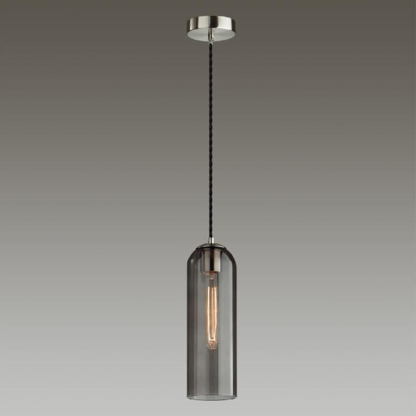 4805/1 PENDANT ODL21 483 никель/дымчатый Подвес E27 1*60W VOSTI