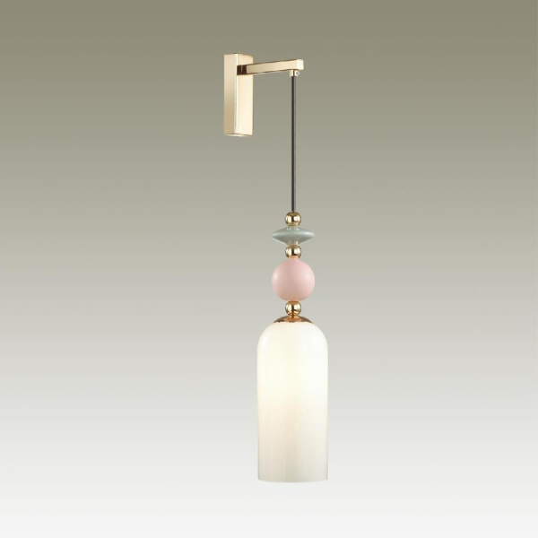 4861/1WA CLASSIC ODL_EX21 199 золото/разноцветн./керамика/стекло Бра E14 1*40W CANDY