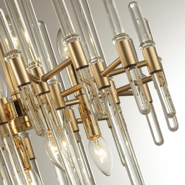 4988/8 HALL ODL22 661 золотой/стекло Люстра E14 8*40W STIKA