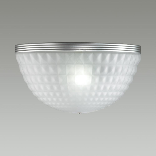 4937/1W MODERN ODL22 517 серебристый/белый/стекло Бра E14 2*40W MALAGA