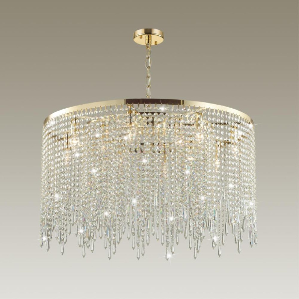 5028/12 MODERN ODL23 641 золотой/прозрачный металл/хрусталь Люстра E14 12*40W CHOKKA