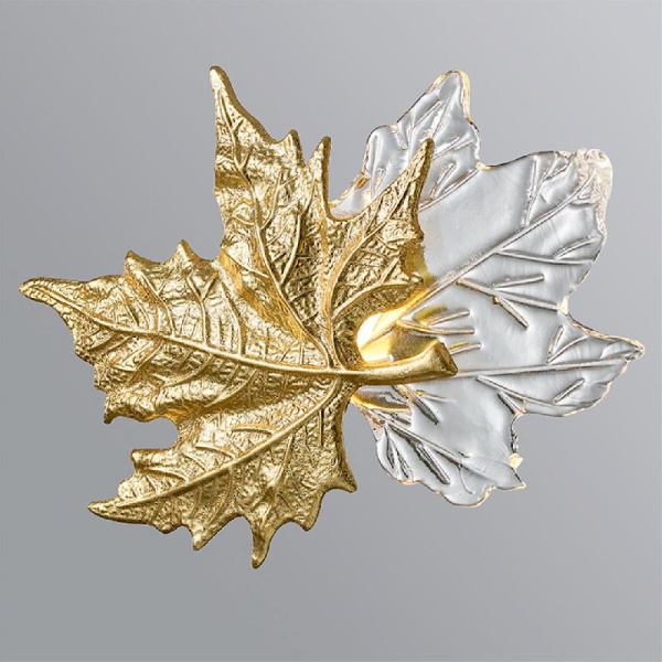 4371/6WL MIDCENT ODL23 369 золотое фольгирование/стекло Настенный светильник IP20 LED 6W 220Лм 3000K EVA