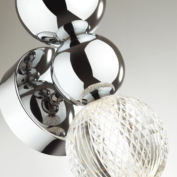 5007/4WL L-VISION ODL23 589 хром/прозрачный/металл/акрил Бра LED 4W 4000K 230Лм CRYSTAL