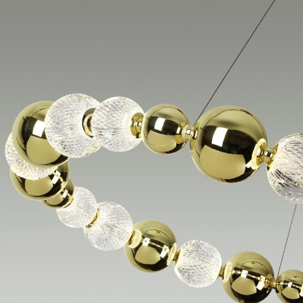 5008/45L L-VISION ODL23 463 золотой/прозрачный/металл/акрил Люстра LED 45W 4000K 2300Лм CRYSTAL