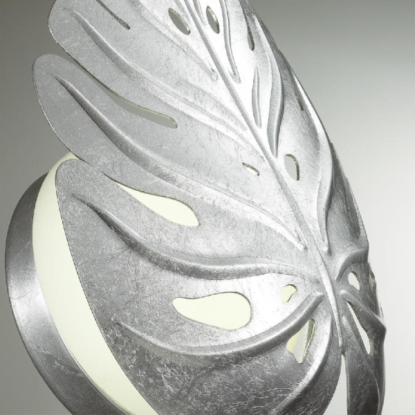 4865/1WA MODERN ODL_EX22 80 серебристый/белый/стекло Бра G9 2*5W JUNGLE