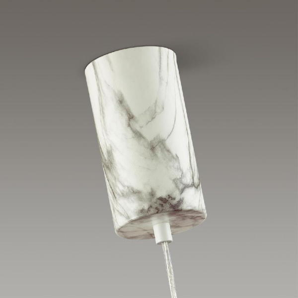 4865/2FC MODERN ODL_EX22 81 серебристый/белый/стекло Натяжной торшер с выкл. E14 2*40W JUNGLE