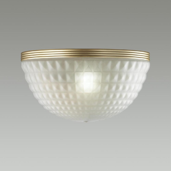 4936/1W MODERN ODL22 517 золотистый/белый/стекло Бра E14 2*40W MALAGA