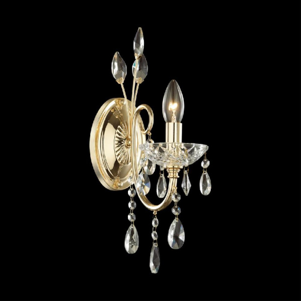 4977/1W HALL ODL23 649 золотой/хрусталь Бра E14 40W VERSIA
