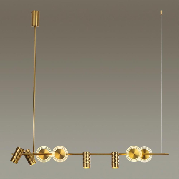 4354/52L HIGHTECH ODL23 281 античная бронза/металл Подвесной светильник с раздельным включением IP20 LED GU10/LED 52W 624Лм AD ASTRUM