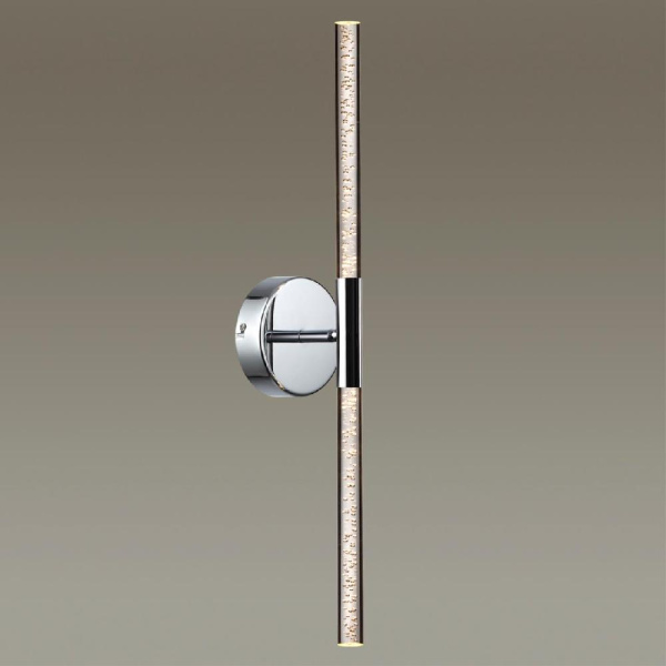 4370/10WL HIGHTECH ODL23 267 хром полированный/акрил с пузырьками Настенный св-к IP20 LED 8W 315Лм 3000K SPARKY