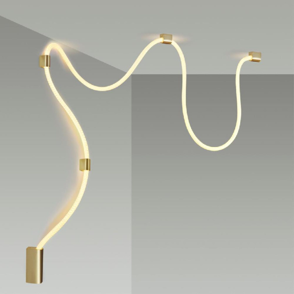 4397/30CL HIGHTECH ODL23 261 ант.бронза/металл/канат Настенно-потолочный св-к накладной (3 крепления в комплекте) IP20 LED 30W 1185Лм 3000K CORDA