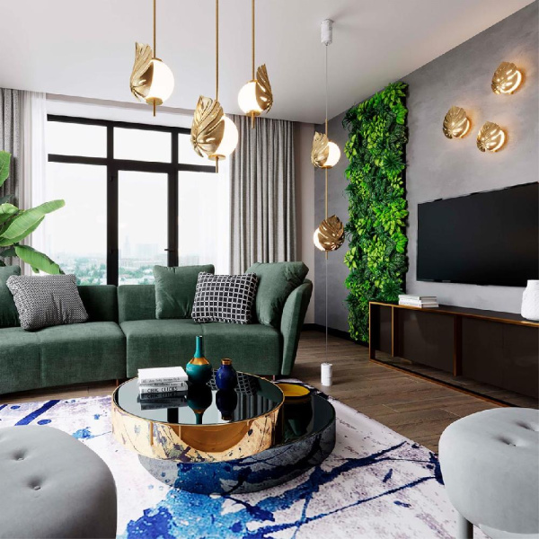 4864/1 MODERN ODL_EX22 81 золотистый/белый/стекло Подвес E14 1*40W JUNGLE