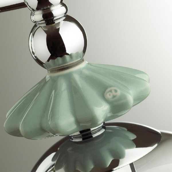 4893/1WA CLASSIC ODL_EX22 197 хром/раноцветн./керамика/стекло Бра E14 1*40W 4893/1WA BIZET