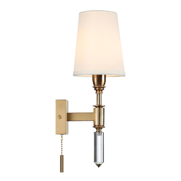 4894/1W MODERN ODL_EX22 207 бронзовый/белый/ткань Бра с выкл. E14 1*40W LONDON