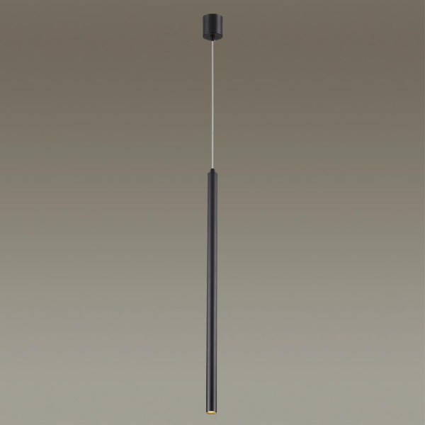 4373/3L HIGHTECH ODL23 311 черный/металл Подвесной светильник (база для встройки в комплекте) IP20 LED 3W Лм 3000K FIANO