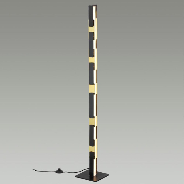 4991/36FL L-VISION ODL23 417 черный/золотой/металл/акрил Торшер LED 36W 3000K FIERRO