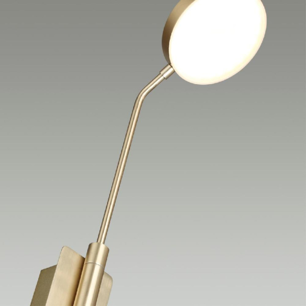 5011/8WL L-VISION ODL23 331 золотой матовый металл/акрил Бра LED 8W 3000K MARO