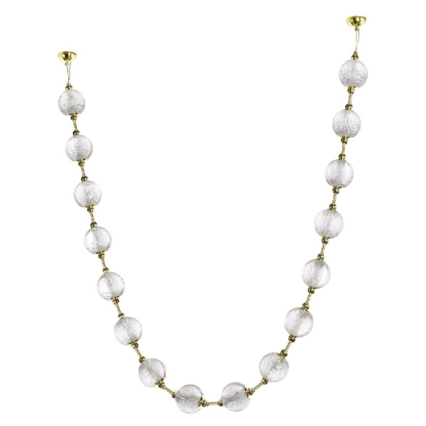 5008/64L L-VISION ODL23 591 золотой/прозрачный/металл/акрил Подвес LED 64W 4000K 3520лм CRYSTAL