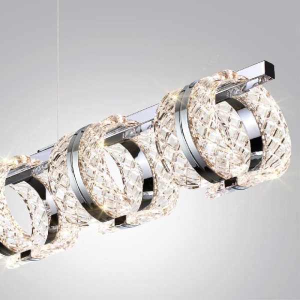 5029/40L L-VISION ODL24 577 хром/металл/акрил Люстра LED 40W 4000K 2453лм MIRAGE