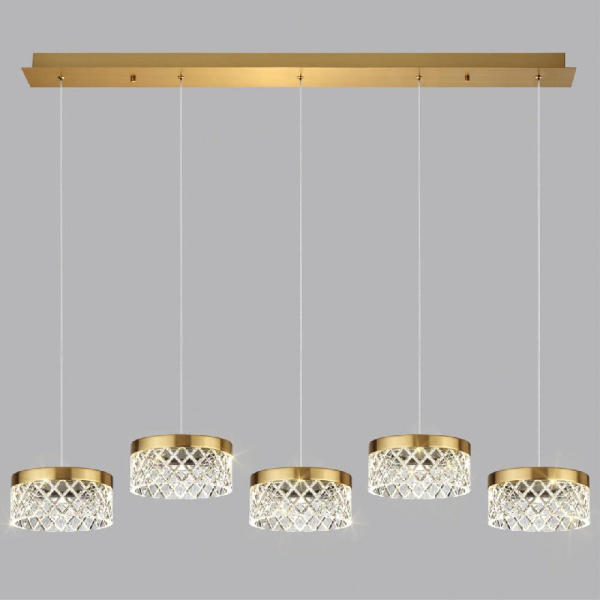 5032/30LA L-VISION ODL24 569 античн.бронза/металл/акрил Люстра LED 30W 4000K 1954лм FIVRE